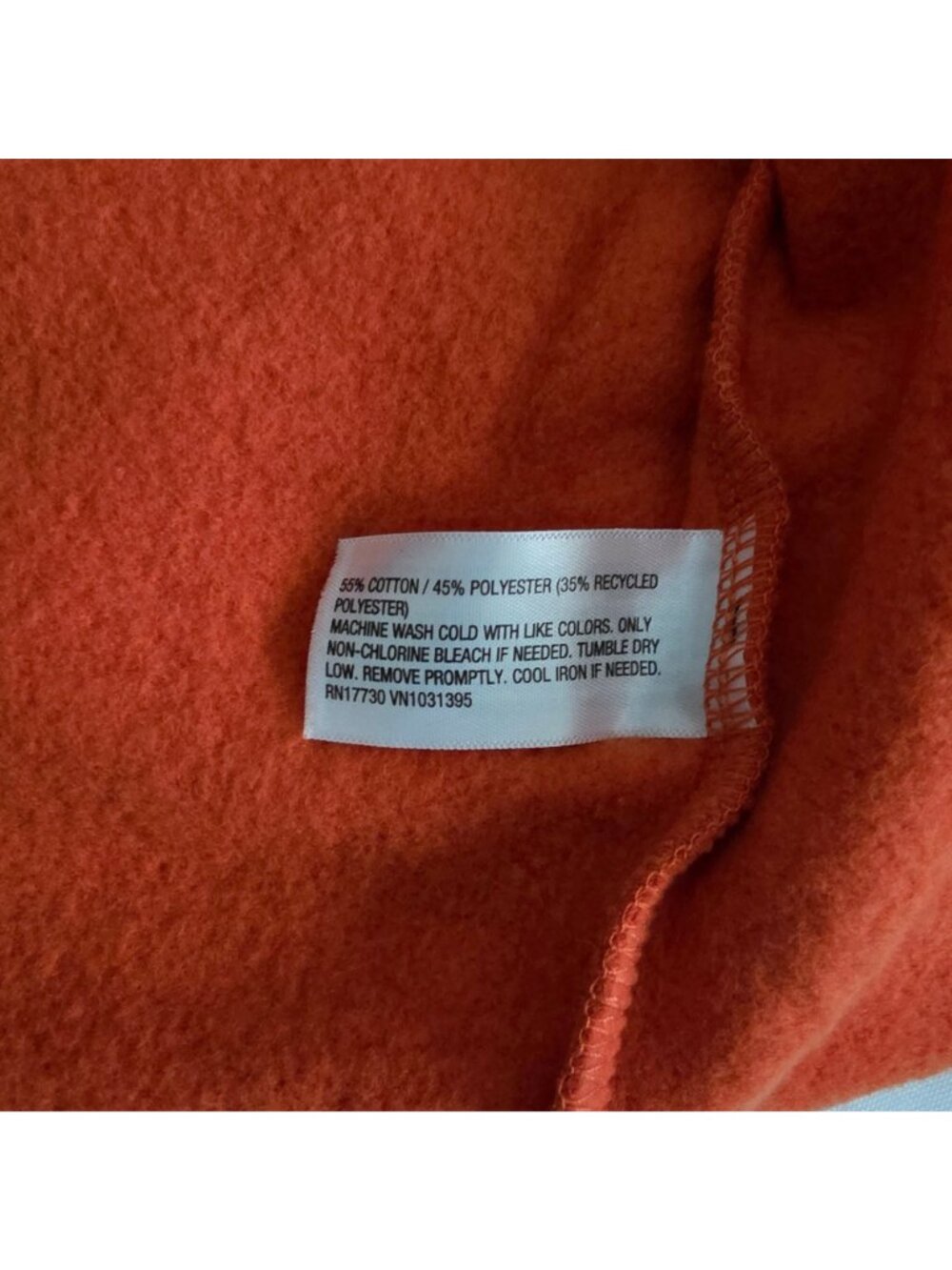 Wild Fable Red Long Sleeve Cropped Raw Edge Hem Pullover Sweatshirt Size XL - Picture 5 of 10